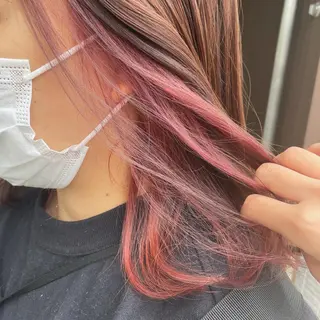 セミロング カラー ヘアアレンジ 【 Lafith 】 WAKOのヘアスタイル