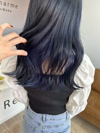 セミロング 🌸星名 萌々🌸 Recharme新保のヘアスタイル