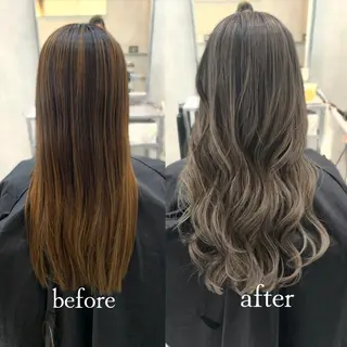 ロング カラー ヘアアレンジ VIM hairおもろまち店のヘアスタイル