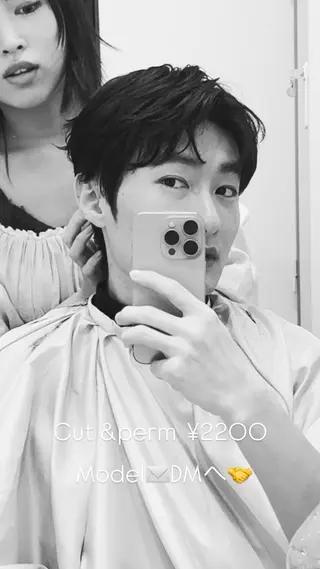 メンズ ✂︎✂︎MOMO池袋 EMANON③🩵のヘアスタイル