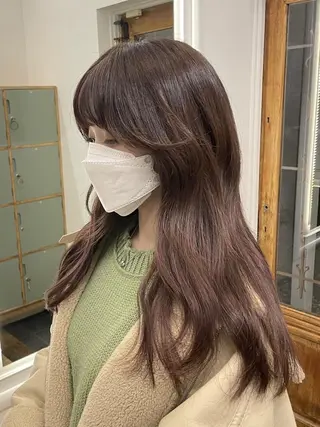 ロング 吉村 憂々のヘアスタイル
