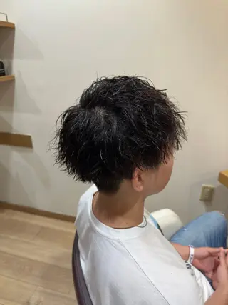 パーマ 玉木 雄也のヘアスタイル