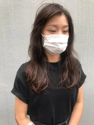 ロング さの あやねのヘアスタイル