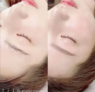 アイブロウ ｌｉｌａｃ eyerooomのマツエク・マツパデザイン