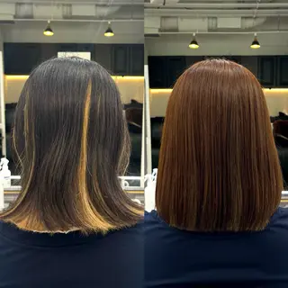 ミディアム カラー ナツキ/ 表参道のヘアスタイル