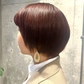 ショート カラー 🤡暖色レイヤー 🤡みさきのヘアスタイル