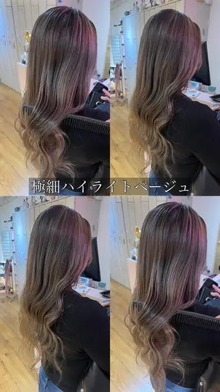 ロング 【ブロンド】【ベージ ュ系】TAKUMAのヘアスタイル