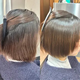 ショート カラー パーマ ショートボブ髪質改善 縮毛矯正のプロ山道潤のヘアスタイル