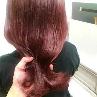 ミディアム カラー 中村 彪我のヘアスタイル