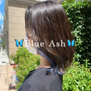 セミロング カラー ヘアアレンジ 🌼NAMI 🌼のヘアスタイル