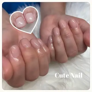 ネイル ️🫧もこ 艶感ネイル🫧のネイルデザイン