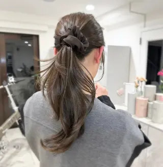 ロング 山下 凪澄のヘアスタイル