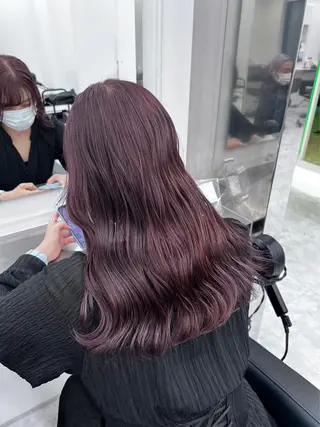 ロング カラー メンズ 艶感ミルクティー🤍 色落ち綺麗🤍ともやのヘアスタイル