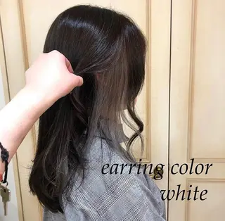 ロング カラー ヘアアレンジ 透明感カラー 古山 結季🌙🖤のヘアスタイル