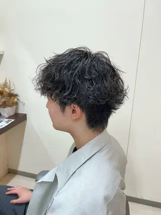 ショート パーマ メンズ 🧊メンズ特化🧊 高木航希のヘアスタイル
