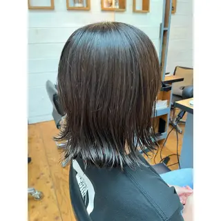 ミディアム カラー Lagom なかだのヘアスタイル