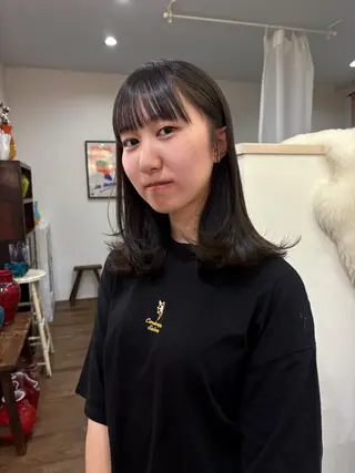 ミディアム Nono カットモデル募集中♩のヘアスタイル