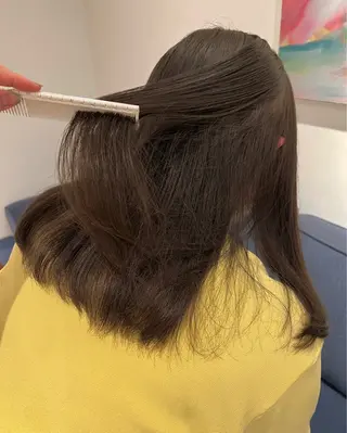 ミディアム 美顔形成｜レイヤー ｜青山のヘアスタイル