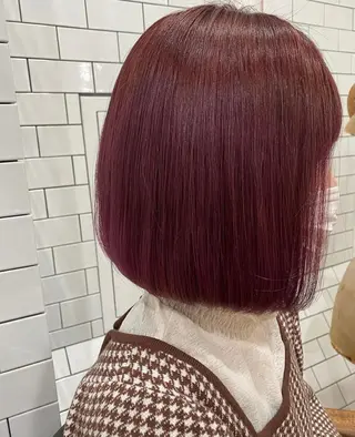 ミディアム カラー 藤江 健人のヘアスタイル