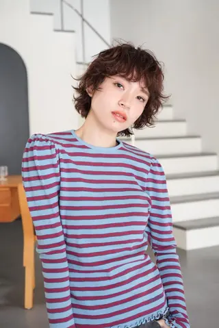 ショート 縮毛矯正/ショート 長岡/姉崎宏実🌿のヘアスタイル