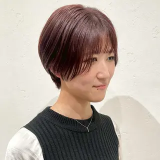 ショート 北島 遥香🫧インナ ー /ベージュカラーのヘアスタイル