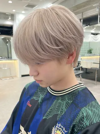 ショート カラー メンズ メンズブリーチカラー ❤︎hirokoのヘアスタイル