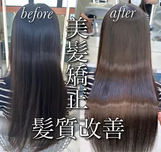 ロング ✨縮毛矯正✨レイヤー ホウダカズヒロのヘアスタイル