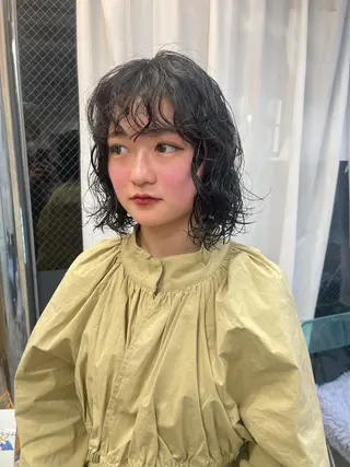 ショート パーマ ヘアアレンジ 早瀬裕之 パーマのヘアスタイル