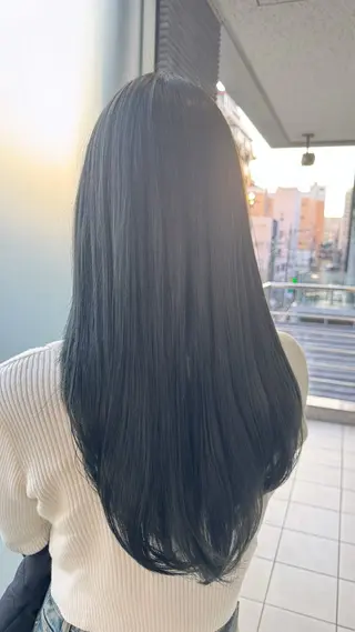 ロング カラー 椎葉 祐也のヘアスタイル