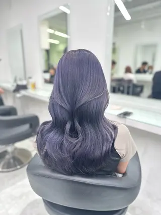 セミロング カラー ❄最強かわいいカラー ❄️MINA❄️のヘアスタイル