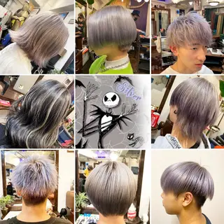 ロング カラー メンズ ✨️眉毛、派手髪、 ハイトーンShinの眉毛・アイブロウイメージ