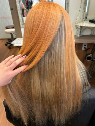 カラー 柳樂 純香のヘアスタイル