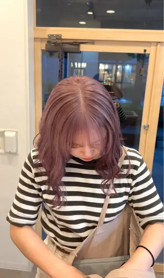 ミディアム たかはし るなのヘアスタイル