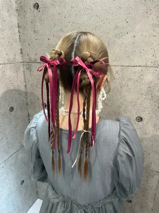 ヘアアレンジ ヘアメイク/髪質改善 🎀Moeri🎀のヘアスタイル