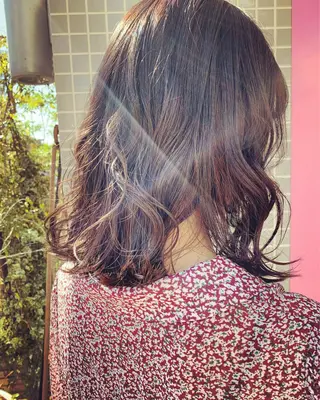 セミロング カラー 🌸スタイリスト 山浦美恵のヘアスタイル