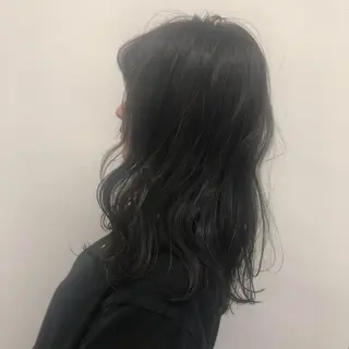 ミディアム カラー ヘアアレンジ 美髪矯正/透明感カラ ー🫧YUUKI🫧のヘアスタイル