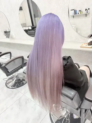 ロング カラー 🌺ハイトーン🌺 矢葺 なぎさ🌺🌺のヘアスタイル