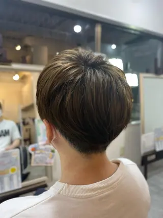 ショート メンズ 尾野 雅斗のヘアスタイル