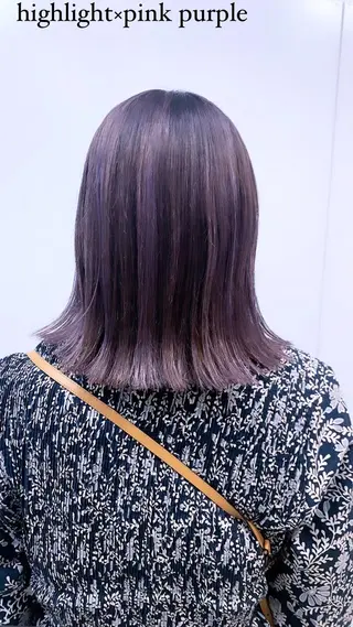 ミディアム 高橋 亜紀のヘアスタイル