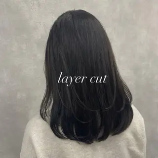 ミディアム カラー DAIKIベージュ 🍂レイヤーカットのヘアスタイル
