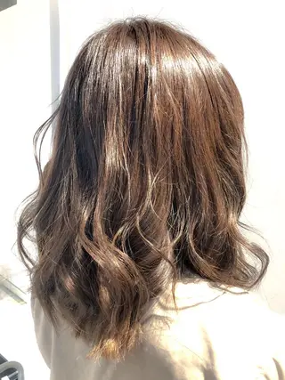 ロング カラー パーマ ヘアアレンジ レイヤー×ヘッドスパ *保田遥*のヘアスタイル