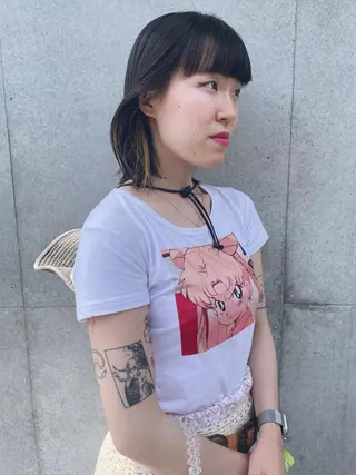 ショート カラー センスをお届けします 大谷将生infpのヘアスタイル