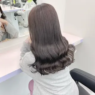 ロング カラー 💕コテ巻き風パーマ 💕KEIYA 💕のヘアスタイル