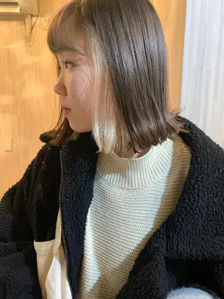 ミディアム カラー パーマ ヘアアレンジ nico【代表】 市川　拓也のヘアスタイル