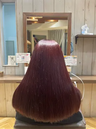 カラー バヤラー バイガルマーのヘアスタイル