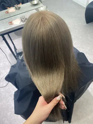 ミディアム カラー カットモデル様無料 💎saaya💎のヘアスタイル