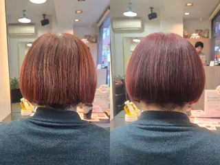 ショート カラー 野村 果音(カノン)のヘアスタイル