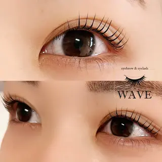 マツエク・マツパ brow&lash WAVEのマツエク・マツパデザイン