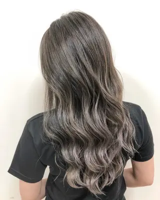 セミロング カラー 大橋 輝久のヘアスタイル