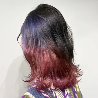 ミディアム カラー デザインカラー/ ボブ/Natsukiのヘアスタイル